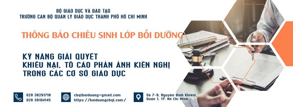 Lớp bồi dưỡng Kỹ năng giải quyết khiếu nại